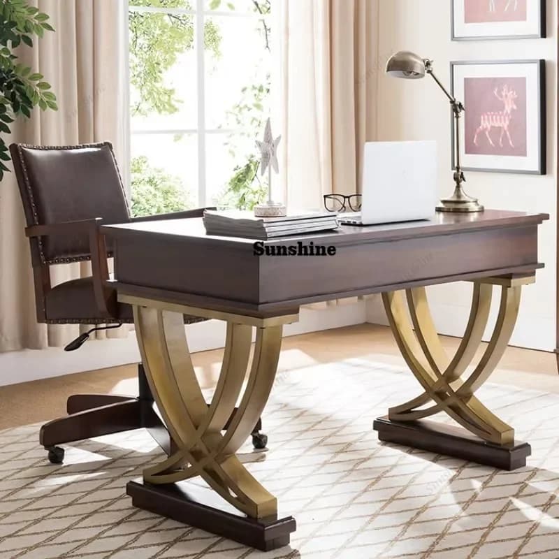 Organizzatore per Cassetti in Legno, Scrivania per Computer, Tavolo da Lettura e Gaming per Casa e Ufficio, Mesa Para Computador, Arredamento