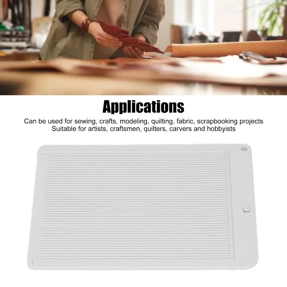 Tappetino da Taglio Riutilizzabile per Macchina da Taglio, Portatile, in Plastica, per Creazione Buste, Piegatrice, Tavola Multiuso per Piegatura, per Progetti Artistici