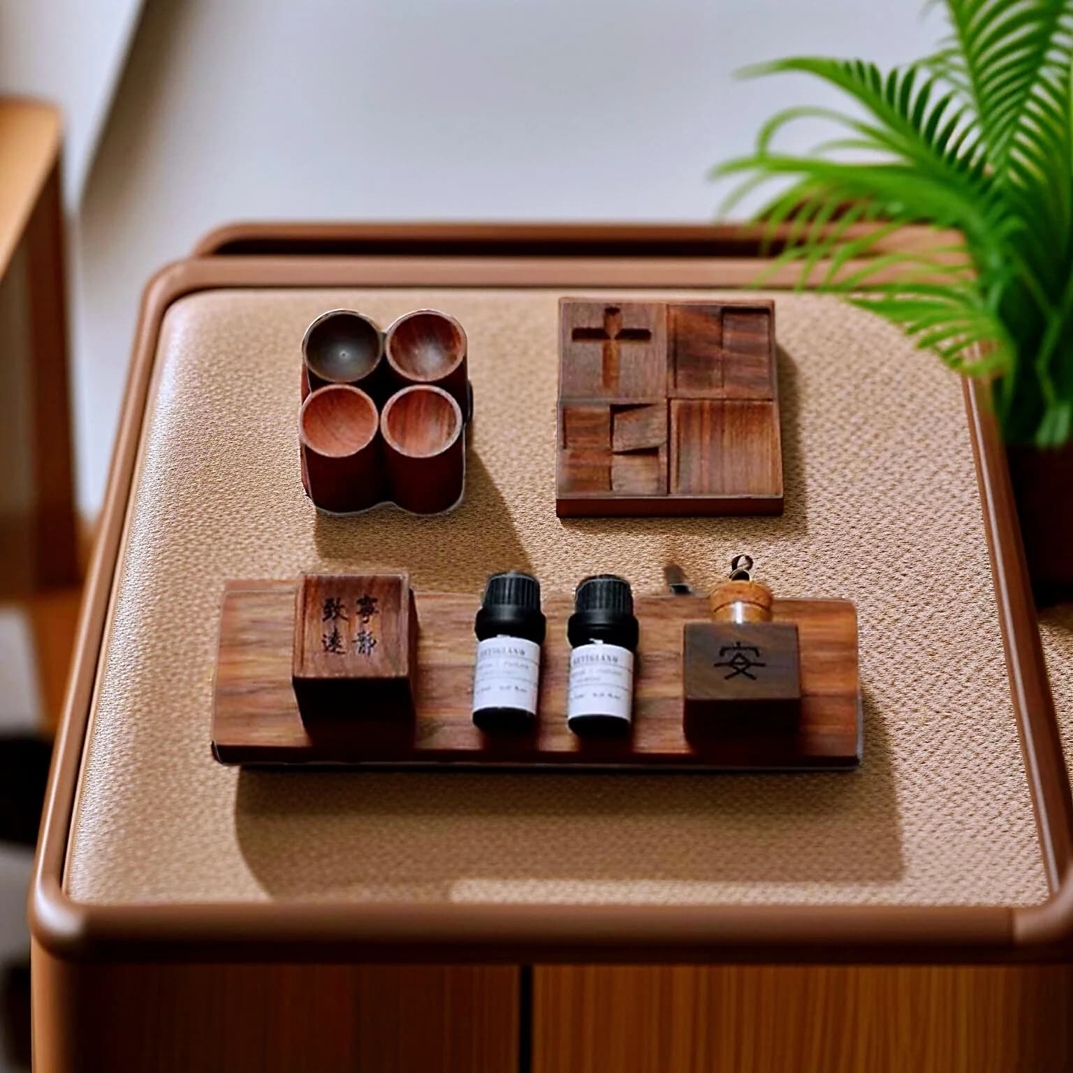 Diffusore di oli essenziali in legno massello da 1 pezzo, 11 stili di aromaterapia senza fiamma per auto e armadio, decorazioni per la casa in legno fatte a mano