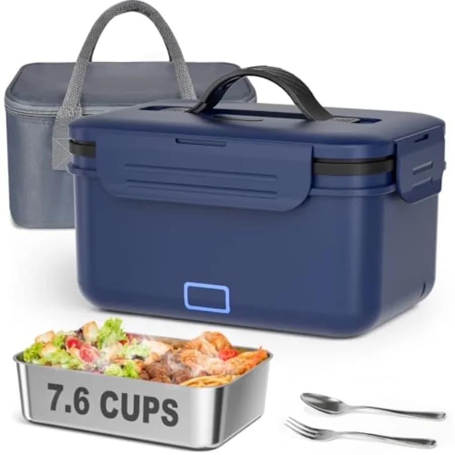 Scaldavivande Elettrico Portatile Senza Fili per Adulti, 1.8L, Ricaricabile, Autoriscaldante per Uomini/Ufficio/Auto