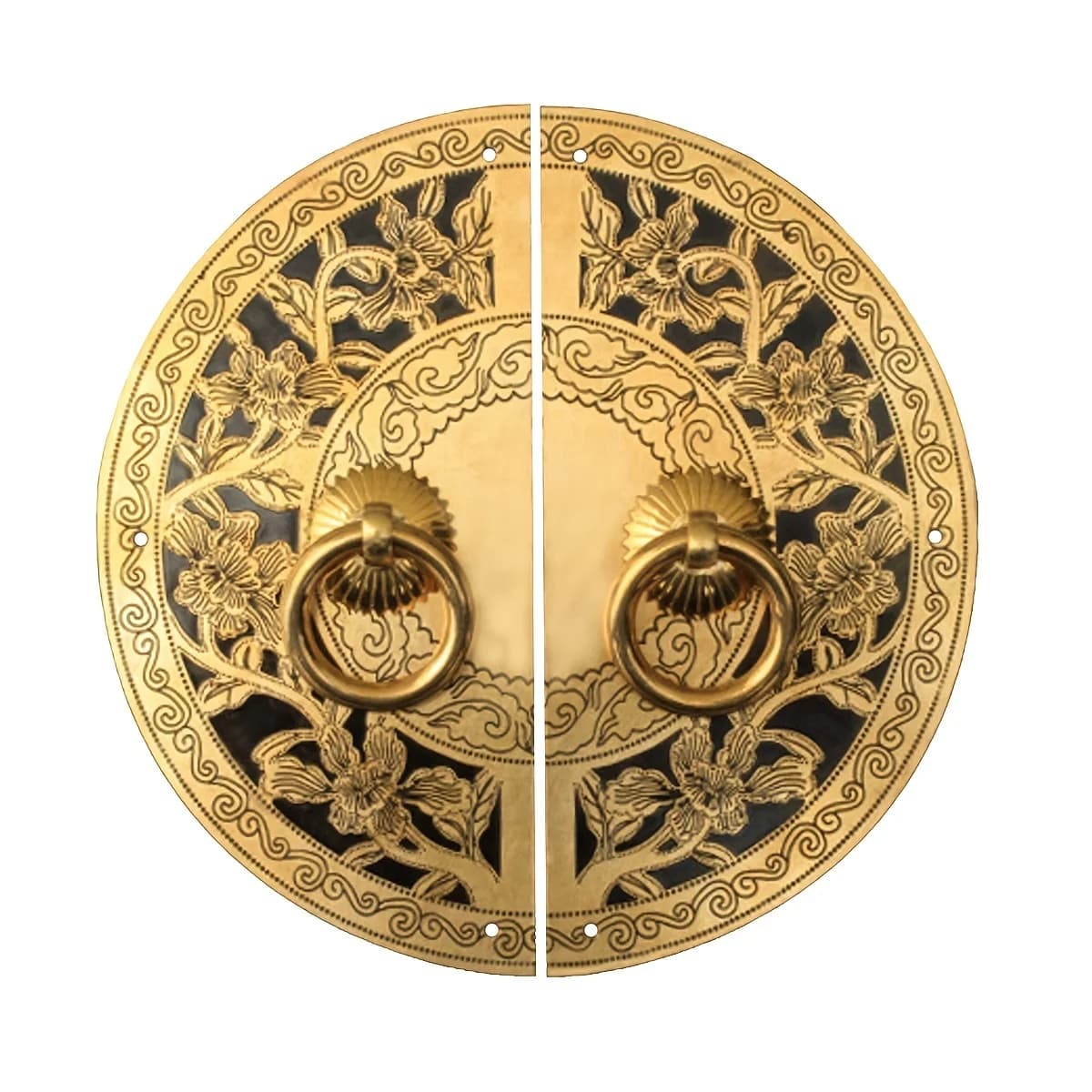 Battente per maniglia con piastra di chiusura in ottone vintage: aggiungi un tocco di eleganza alle tue porte dell'armadio!