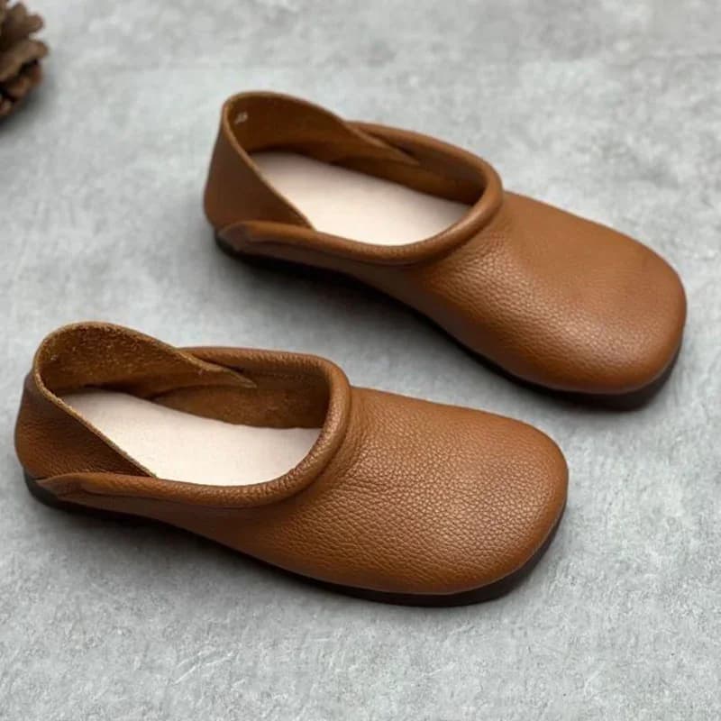 Appartamenti Mocassini da donna Scarpe Designer Scarpe casual in pelle Autunno Scarpe oxford morbide 2025 Nuova tendenza Walking Accoglienti Chaussures Femme