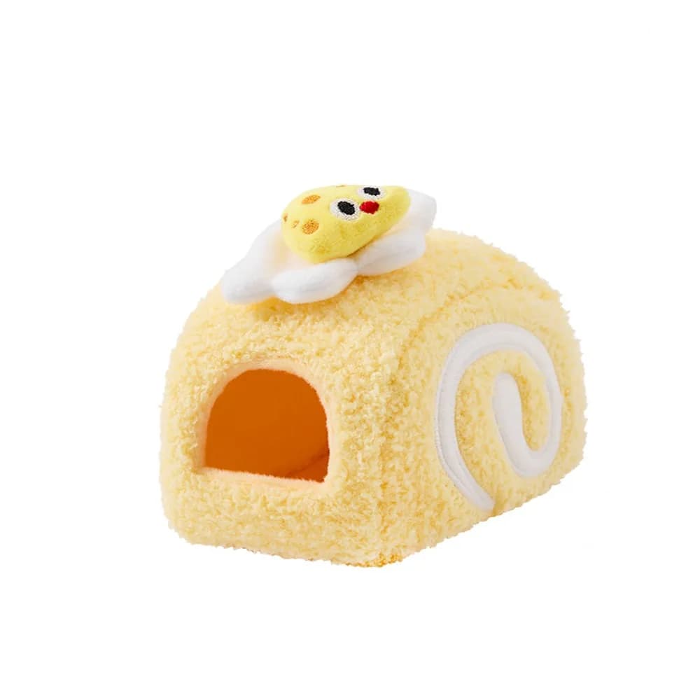 Hot nest for hamster cake, cute soft bird that hides the house, sleeping bag for multifunctional domestic animals in the shape of Swiss roll, autumn winter