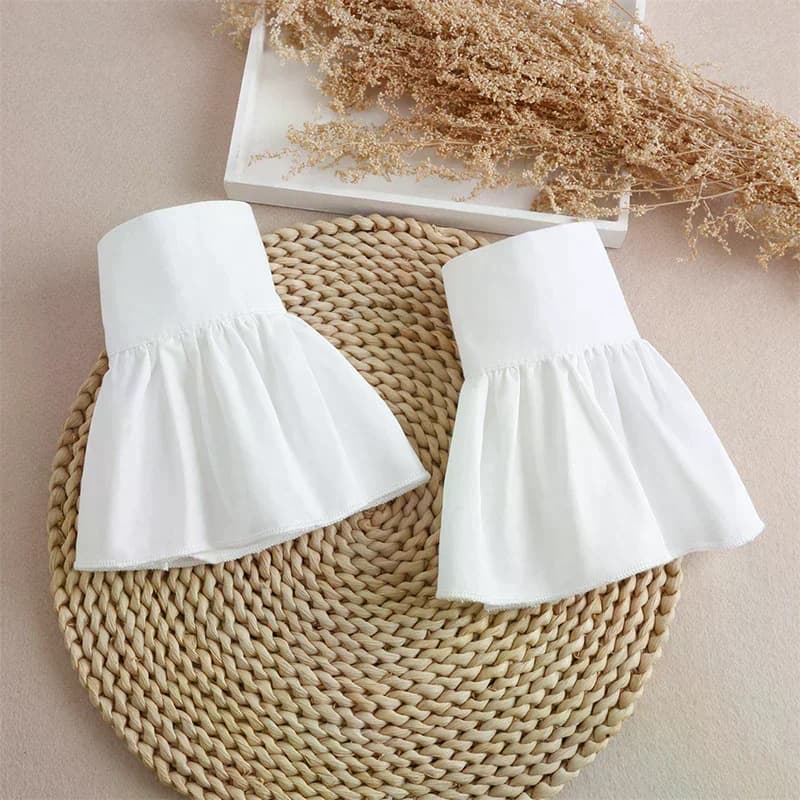 Photo Glove Beautiful Gentle Fake Cuffs Decorative Chiffon Flare Cuffs Fashion Sexy Nail Art Accessories Photography Props Nail