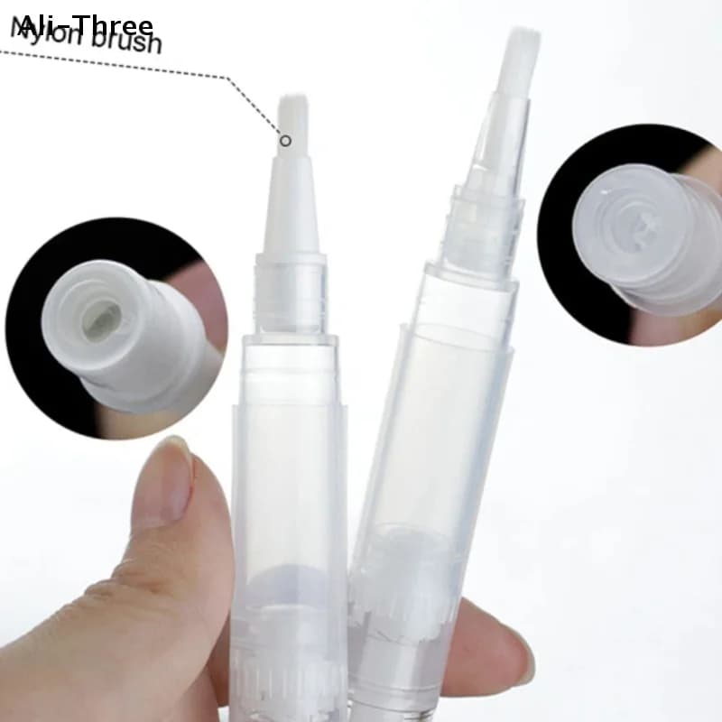 5ML Vacuum Twist Pen with Brush, Rechargeable Cosmetic Container, Nail Art, Nail Art, Mascara, Oils and Tools