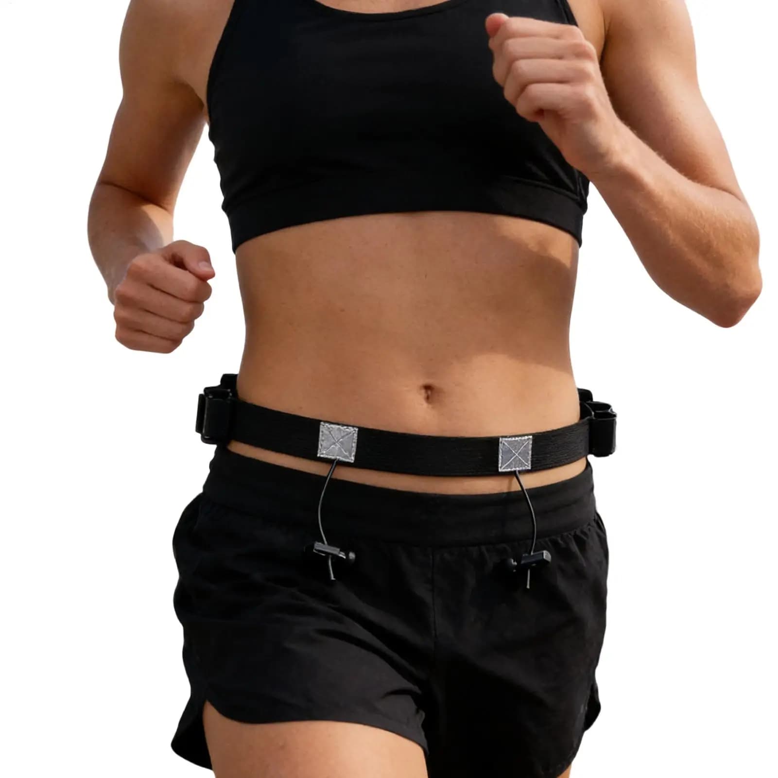 Men's Running Belt Breathable Reflective Sports Accessories Elastic Door Race Number For Adult Men Women Hiking