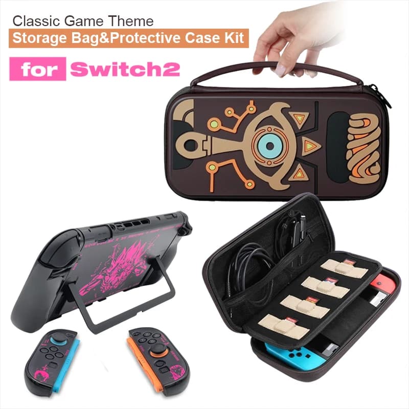 Per NS Switch 2 Custodia Shell Cover Skin ZD Borsa protettiva rigida impermeabile portatile per accessori di gioco NS Switch 2
