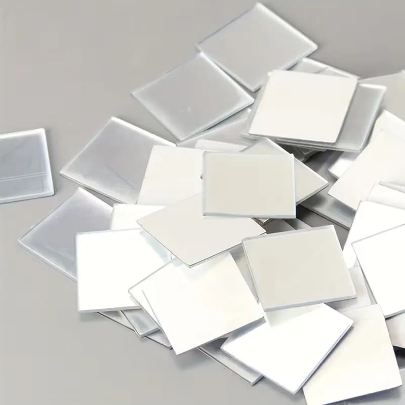 10*10 MILLIMETRI 100 Pz Autoadesiva di Vetro Mini Specchio Quadrato Piastrelle A Mosaico Adesivi Bagno FAI DA TE Partito Fatto A Mano Mestiere Decorazione Della Casa