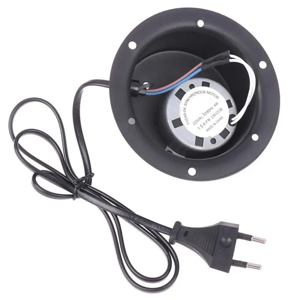1.5 RPM and 2.5 RPM Rotating Motor Black 220V Hanging Glass Mirror Motor with Plug Disco Ball Mirror Ball Motor DJ KTV Party Lig