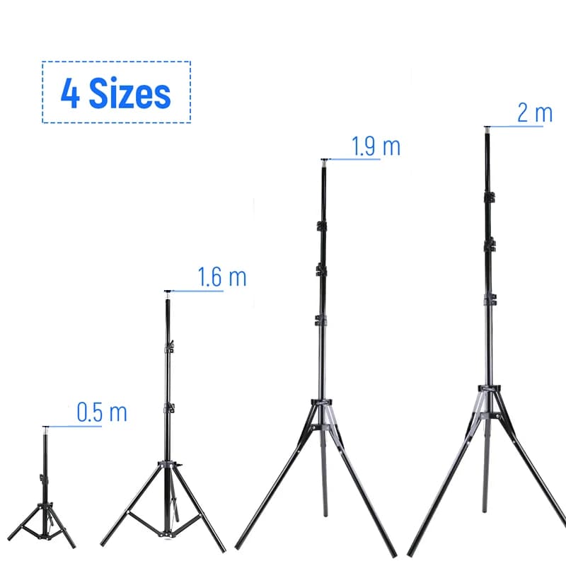 200cm 160cm 50cm Photography Tripod Light Display For Studio Photo Relfectors Softbox Blame Backgrounds Video Lighting Studio Kit
