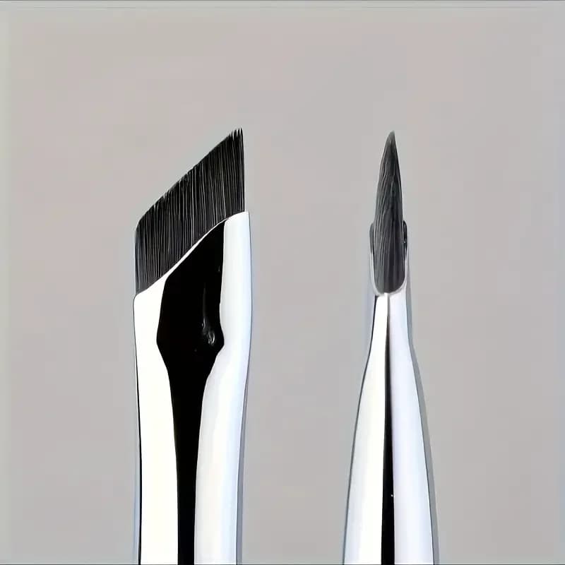 Eyeliner Karsyngirl Upgrade Blade Brush from 2/5 pieces, ultra thin, fine toe, flat, for eyebrows and eye contour, for precise details.