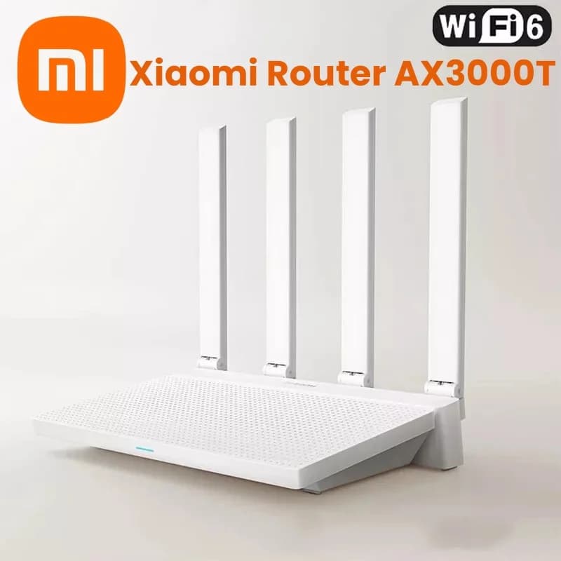 Xiaomi AX3000T Router IPTV Mesh Networking Gigabit Ethernet Ports Gaming Accelerator Repeater Modem Signal Amplifier