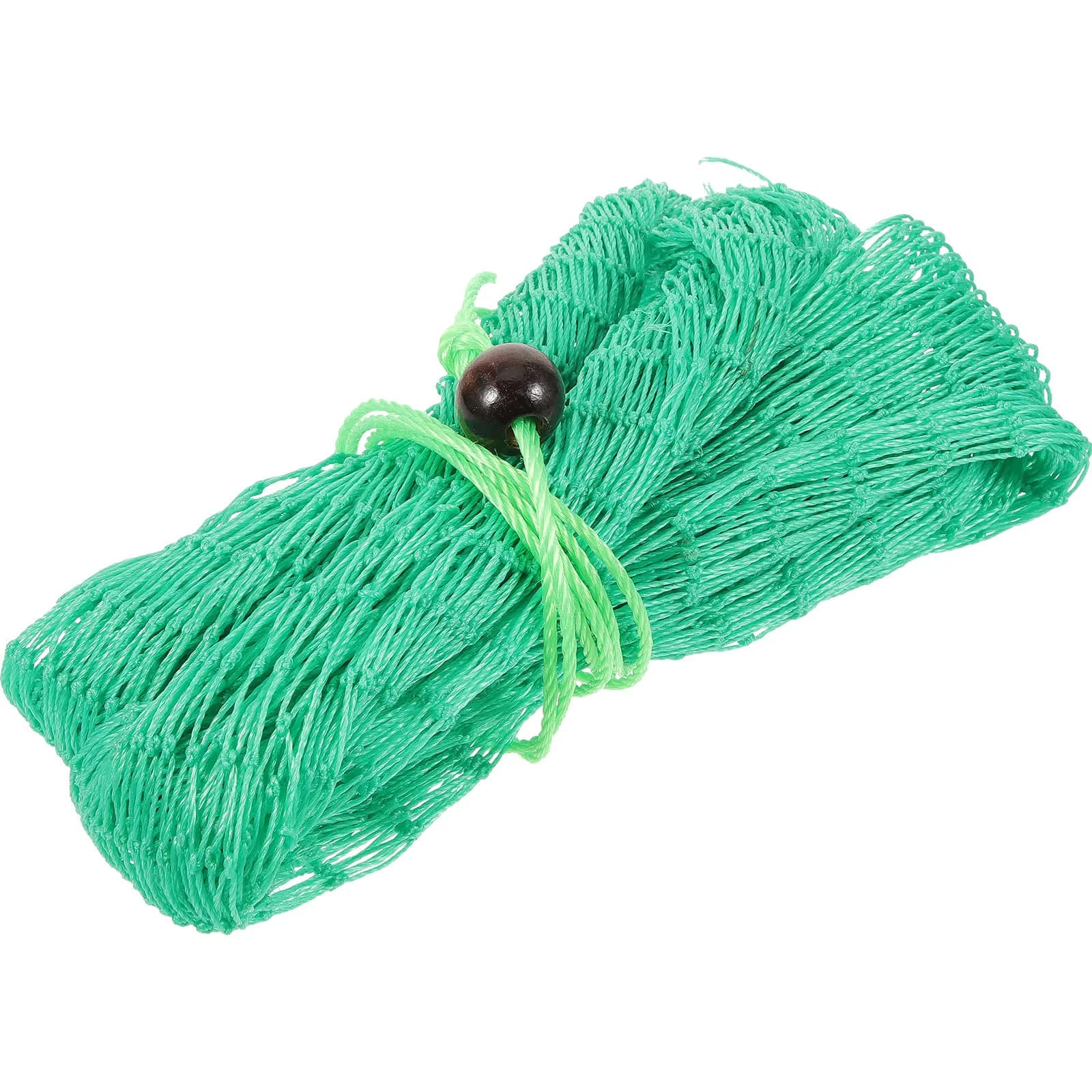 Borsa a rete in nylon con coulisse per la pesca, rete portatile per la cattura di pesci, per acqua salata e dolce, per pesca all'aperto, immersioni e stoccaggio, grande
