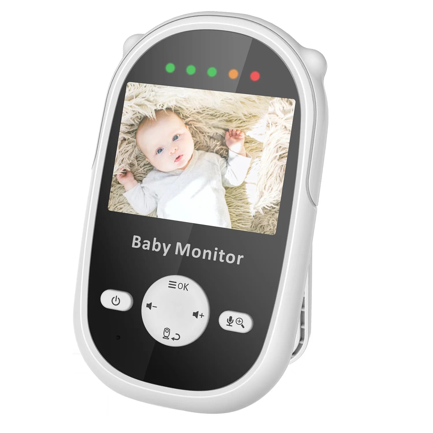 2.4Inch TFT Screen 2x Zoom Video Baby Monitor Lullaby Nanny Cam Wireless Camera VOX Temperature Display Night Vision Babysitter