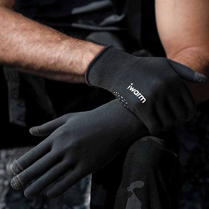 1 pair of anti-ultraviolet racing gloves for outdoor sports, hot touch screen, gym, fitness, mountaineering gloves with whole fingers