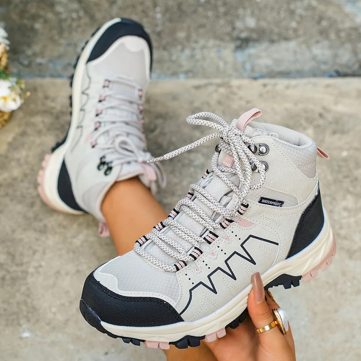Professional Men's Hiking Boots, High-quality Men's and Women's Outdoor High Top Off-road Hiking Shoes, Designer Sports Shoes
