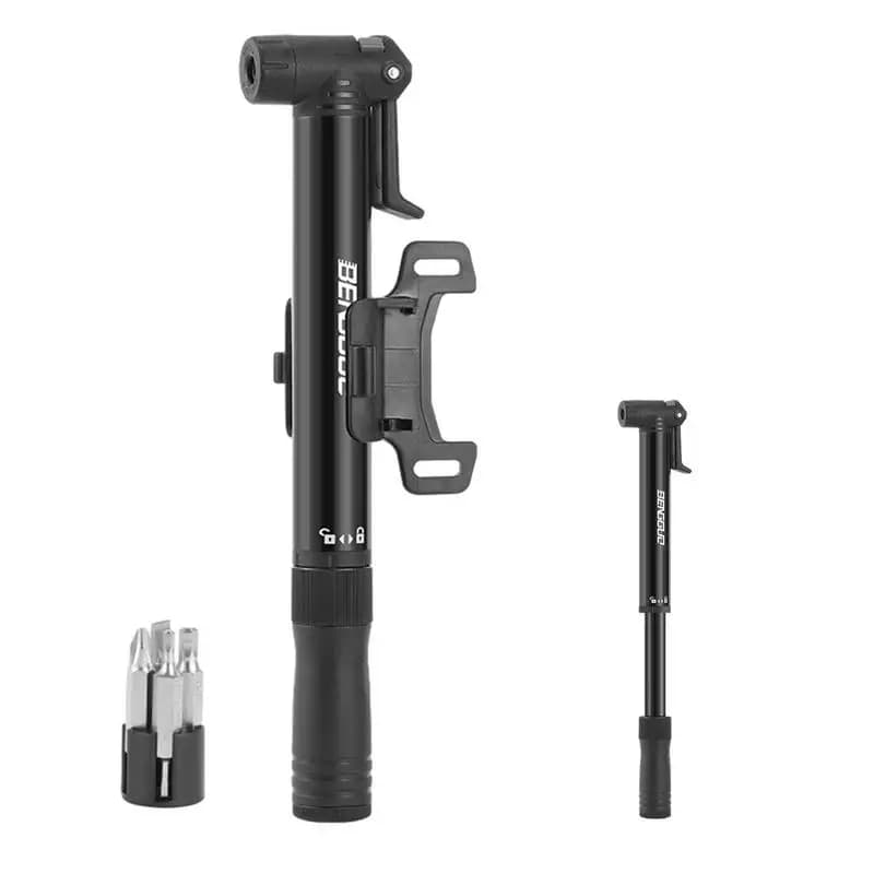 Pompa ad aria per bici Pompa da pavimento per bicicletta con pompa per pneumatici per bici da strada ad alta pressione 80Psi Forniture per ciclismo all'aperto Bici