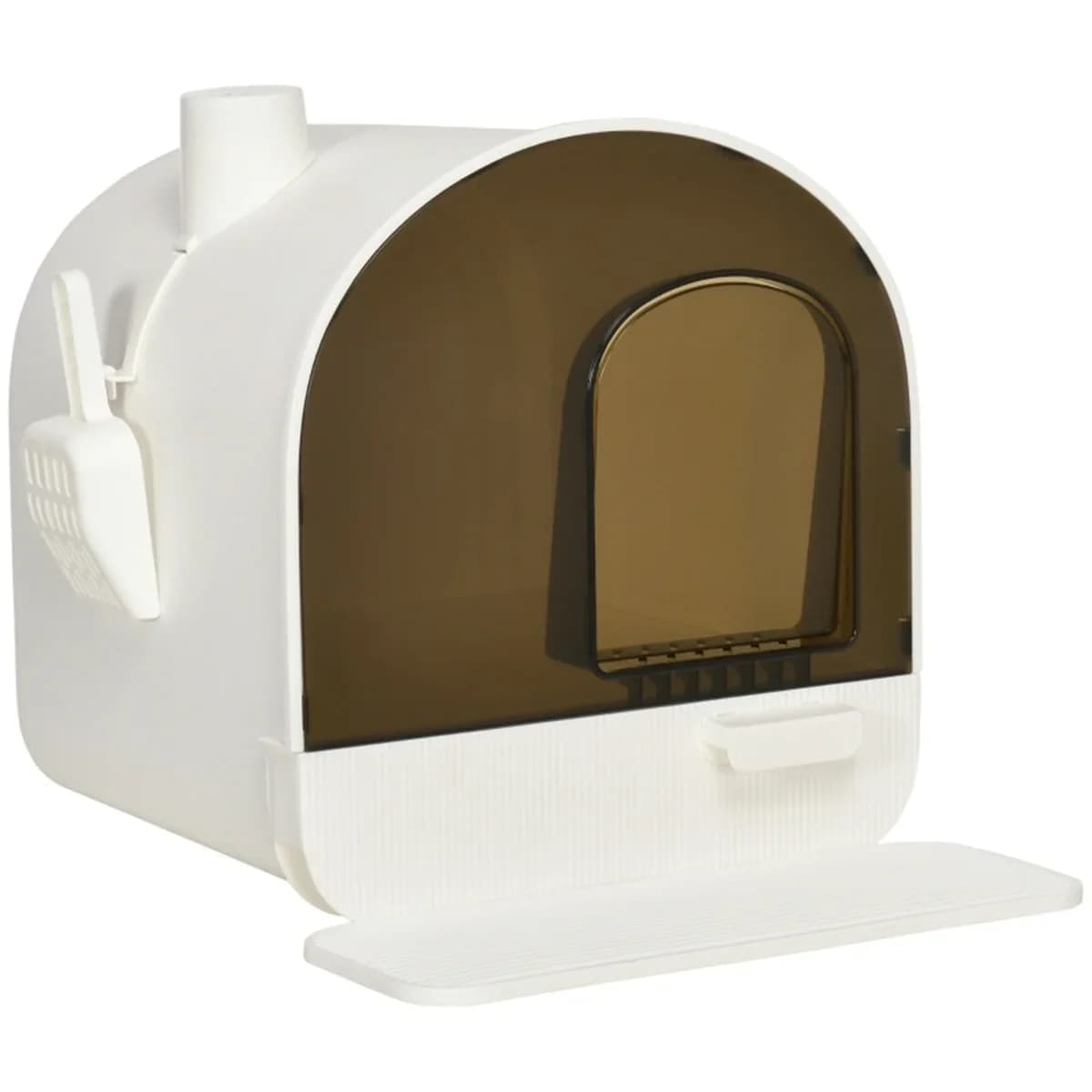 Lettiera per gatti in stile cassetto grande, completamente chiusa, resistente agli odori e anti-tracciamento, resistente agli spruzzi, toilette per gatti di nuova generazione