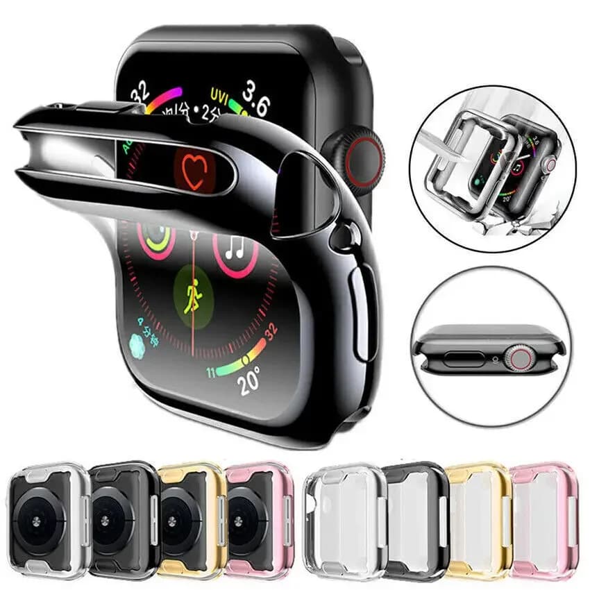 Cover in TPU per custodia per apple watch serie 9 8 7 6 5 4 3 SE 41mm 45mm 42-44mm-40mm protezione schermo buona 2026