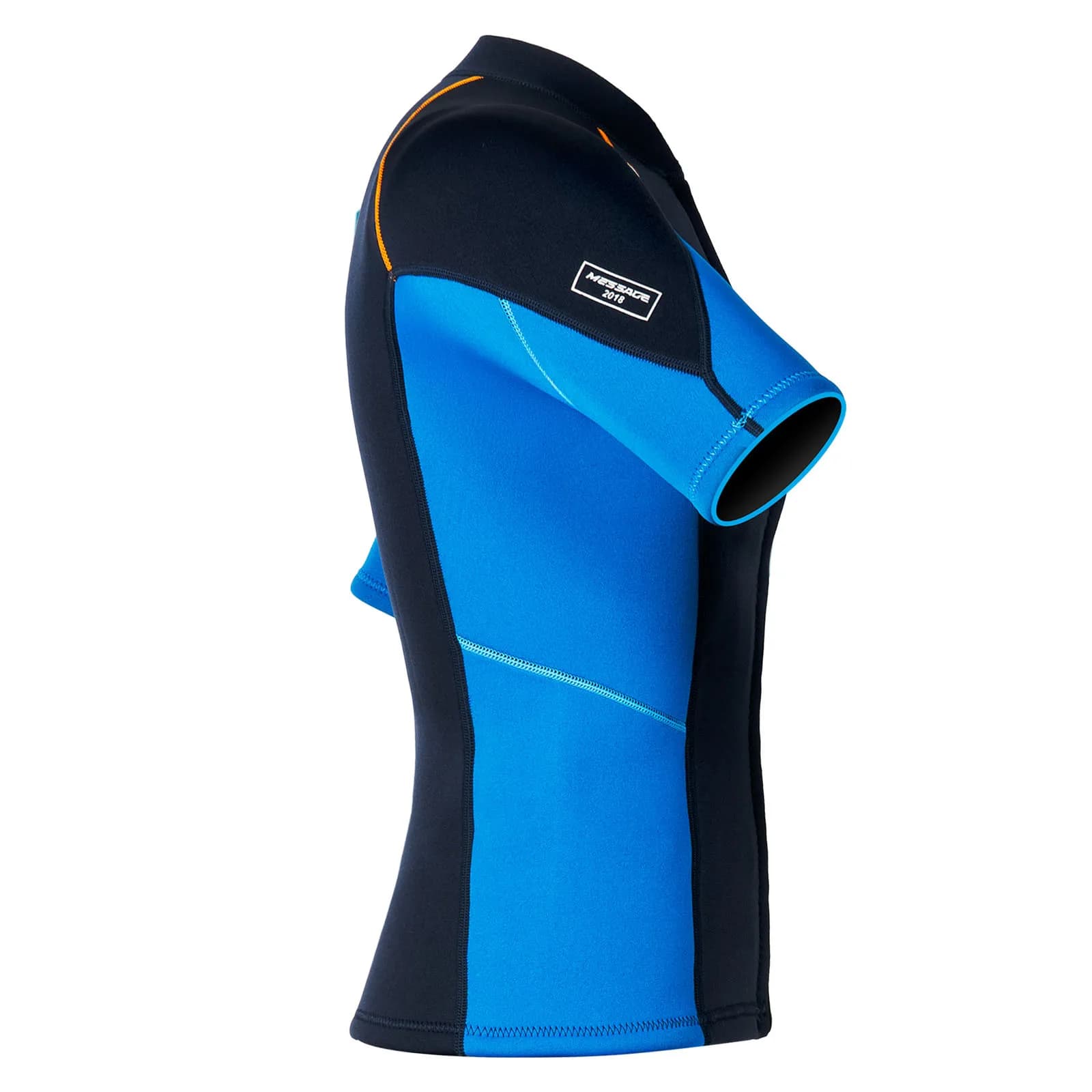 Men's Swimwear Swimwear Short sleeves Mute with front zip Top in 1.5 mm neoprene for swimming Diving Surf Snorkeling