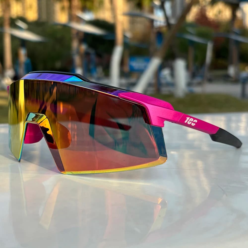 Occhiali da sole da ciclismo da uomo UV400 TR90 Occhiali da bicicletta sportivi MTB Mountain Bike Pesca Escursionismo Occhiali da equitazione per sport da donna