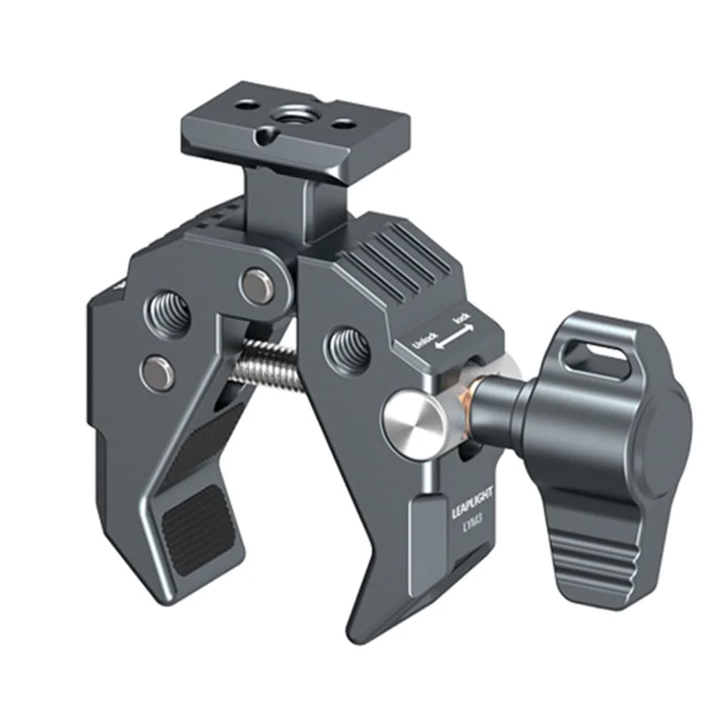 2024 Super Multifunction Metal Clamp for Crab with NATO Base Powerful Magic Arm Clamp for Camera Monitor for Phone Umbrella LED Light