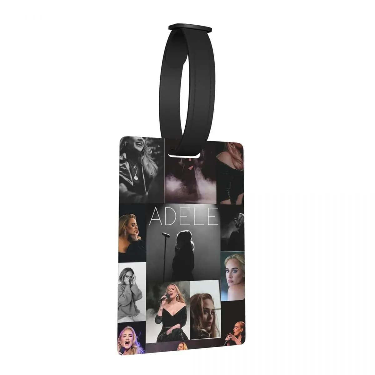 Etichette per Bagagli Adele, Accessori per Valigie, Targhette per Bagagli da Viaggio, Porta Etichette con Spazio per Nome e Indirizzo