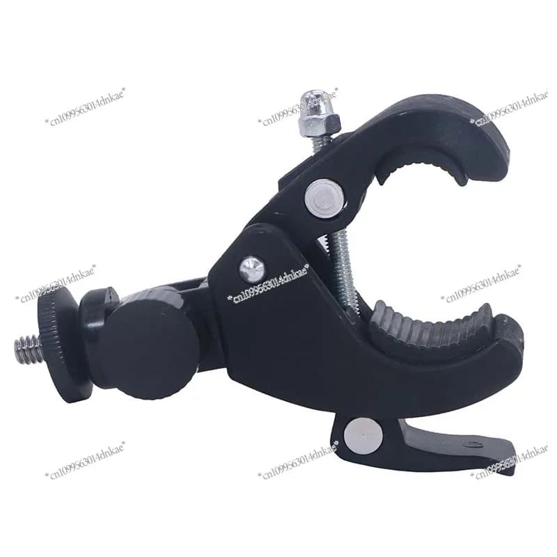 Action Camera, staffa per giunto cardanico, clip per bicicletta, clip di fissaggio girevole a 360 gradi, clip per tubo per bicicletta, forte morsetto