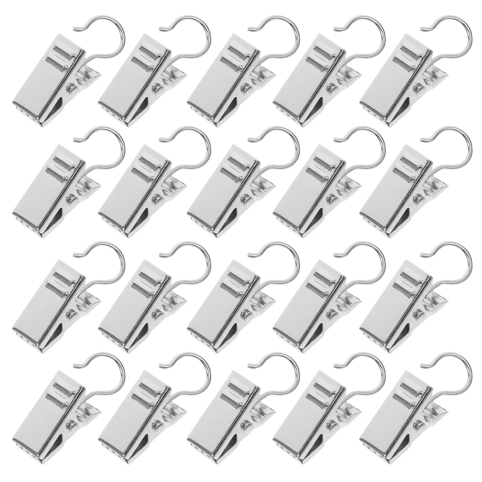 100 Pezzi Ganci per Tende ad Alta Resistenza, Fermatende per Tende, Clip per Tende, Artigianato, Esposizione Foto