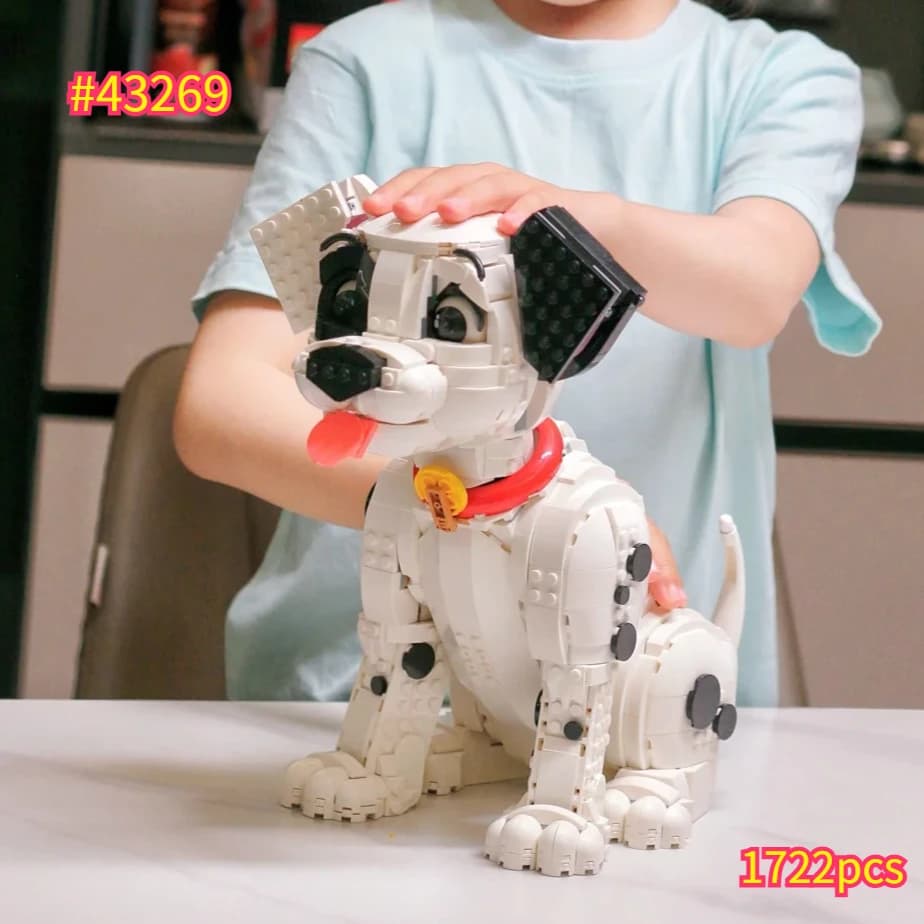 Nuovi set di blocchi da costruzione modello Puppy compatibili con Legoed 43269, particelle adatte per regali di compleanno
