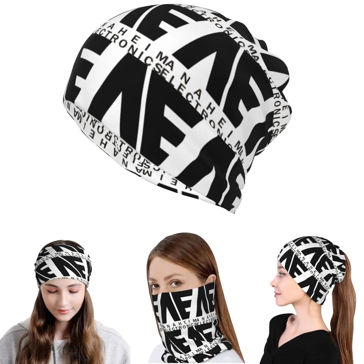 Anaheim Electronics Bandana Copricollo Sciarpa Fascia per la testa multifunzione Cappello unisex per adulti per tutte le stagioni