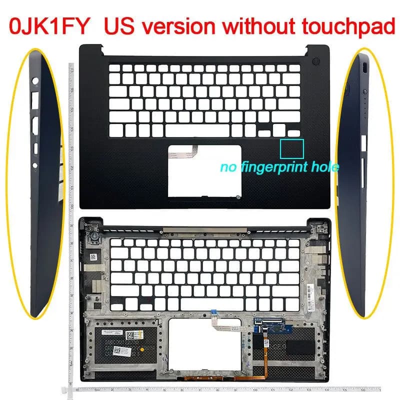 LCD Back Cover Palmrest Bottom Case For DELL PRECISION 5510 5520 M5510 M5520 P56F XPS 15 9550 9560 P56F
