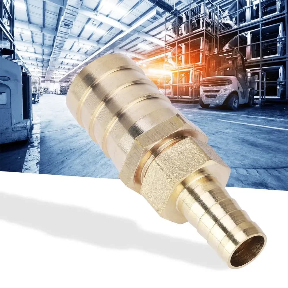 Raccordo per Gonfiaggio Pneumatici in Rame, 8mm, Design Monoblocco a Coda di Topo, Tipo a Testa Aperta, Attacco Rapido per Compressore d'Aria