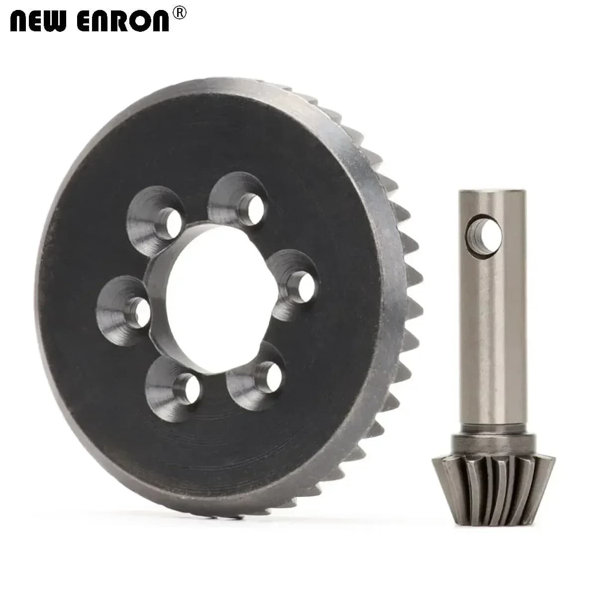 NUOVO pignone ad anello differenziale elicoidale in acciaio ENRON 43T/12T AXI 252007 Per RC AXIAL 1/6 SCX6 ROCK CRAWLER RTR AXI05000 AXI05001