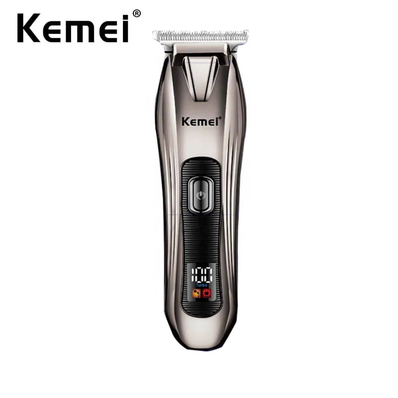 Kemei Professional Electric Hair Cutting Machine for Men, Rechargeable, Hair Cutting Machine 0mm, Wireless Bearing