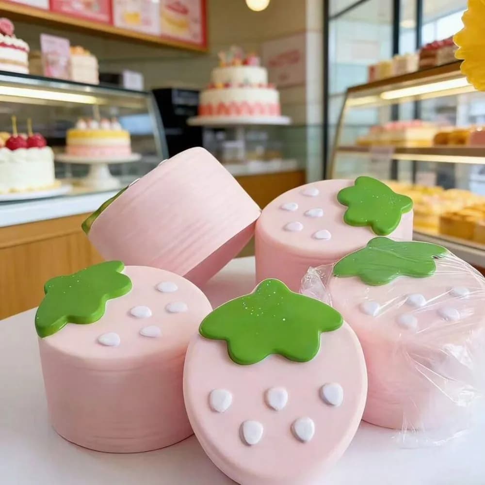 Giocattolo Antistress Morbido a Forma di Torta Mousse Stratificata, Giocattolo Sensoriale a Lenta Risalita per Alleviare l'Ansia, Regalo per Bambini e Adulti