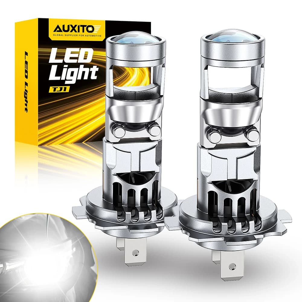 2 pezzi proiettore H7 fari a LED mini lente 6500k Canbus Turbo lampade kit per BMW Ford VW Volkswagen Mercedes Citroen Skoda Nissan
