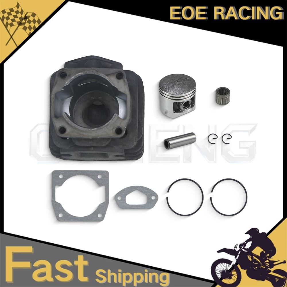 43mm Cylinder Kit For 45cc Chainsaw With Piston Rings Gaskets Chainsaw Replacement Parts