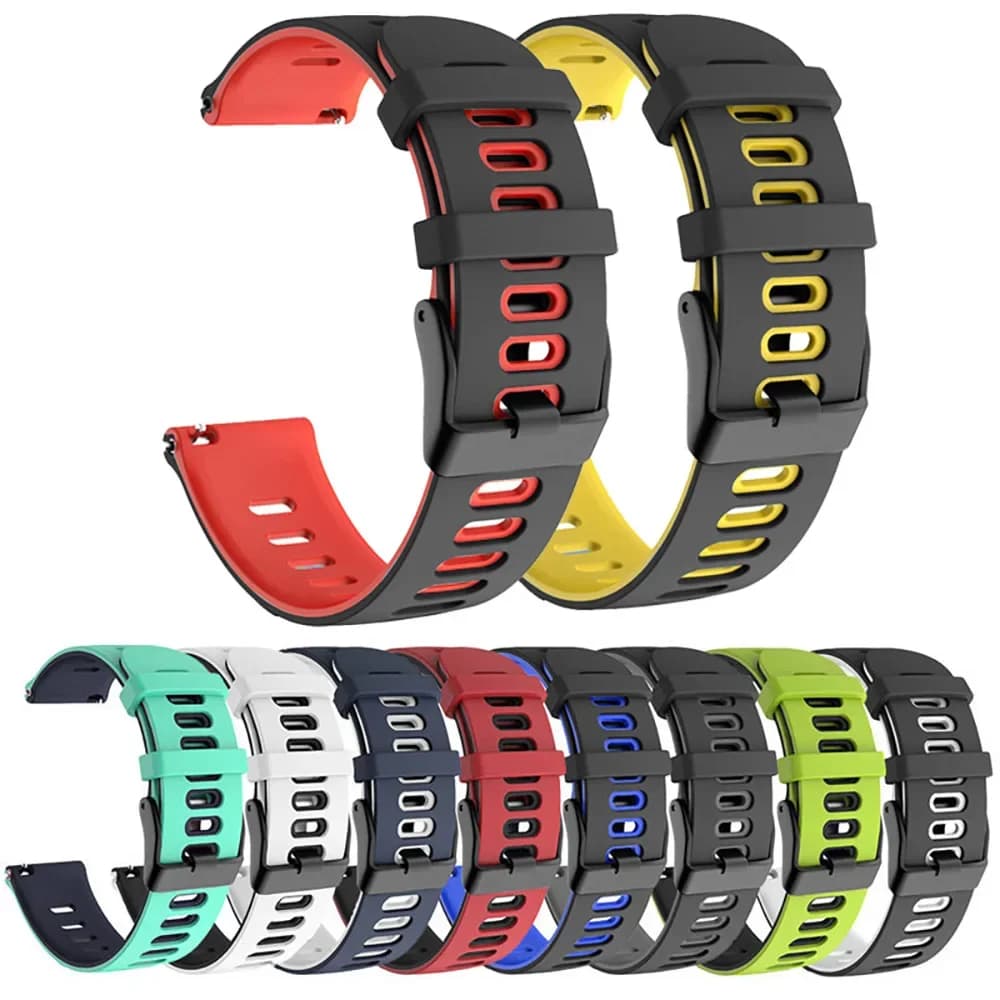 Per Garmin Forerunner 255 265 245 cinturino 20/22mm cinturino in silicone per Garmin Venu SQ 2 2Plus/Vivoactive 3 4 5 6 cinturino