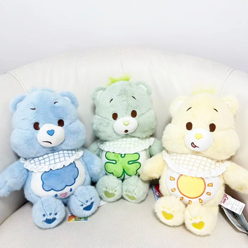 Peluche Care Bears da 33 cm, Giocattolo di Peluche a Forma di Cartone Animato, Giocattolo Rilassante e Confortevole, Perfetto Regalo di Compleanno, Cuscino Decorativo per Casa e Auto