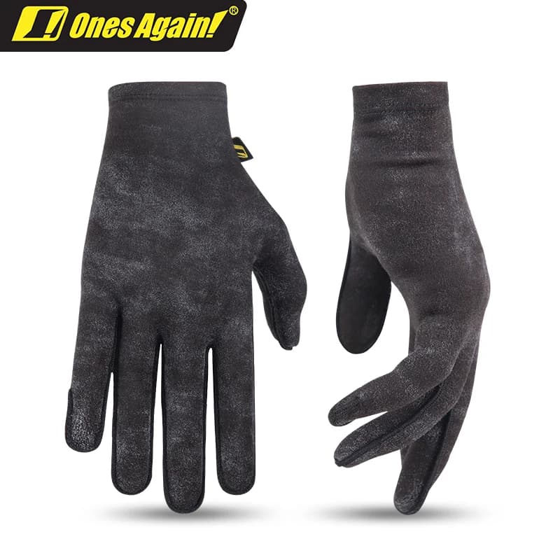 Guanti caldi Ones Again per autunno e inverno, guanti foderati per le mani, guanti a dita intere, assorbenti e traspiranti, per ciclismo
