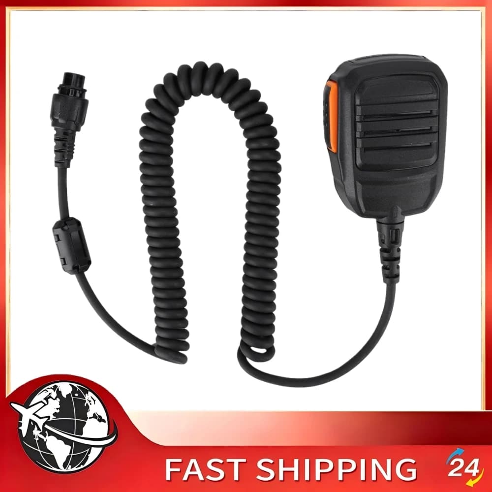 Microfono Altoparlante Qiilu a 10 PIN per Radio Auto, Compatibile con Walkie Talkie Hytera HYT MD780 per Comunicazioni Esterne