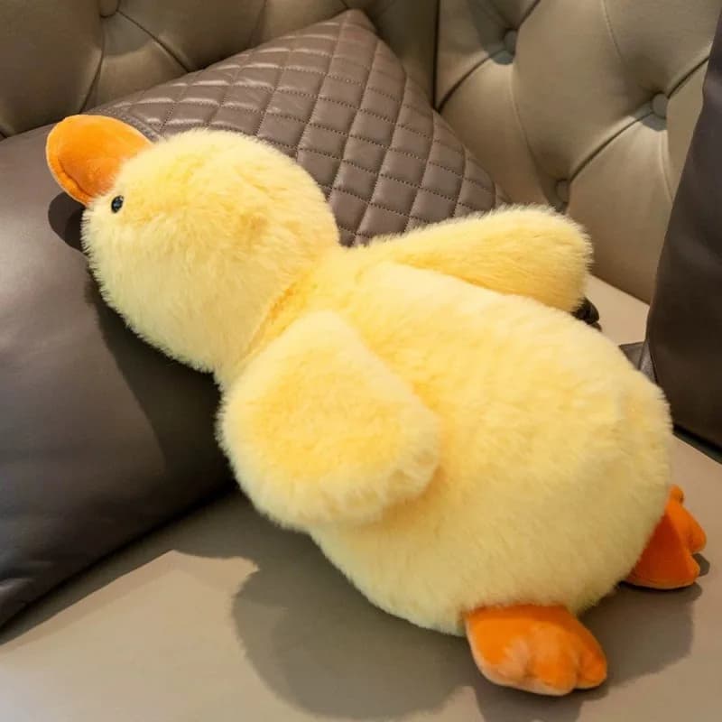Confezione da 2 pezzi (per diverse razze) Peluche a forma di anatra resistente, adatto per gatti e cani - Giocattolo anti-morso per la dentizione, imbottito e masticabile per cuccioli e gattini