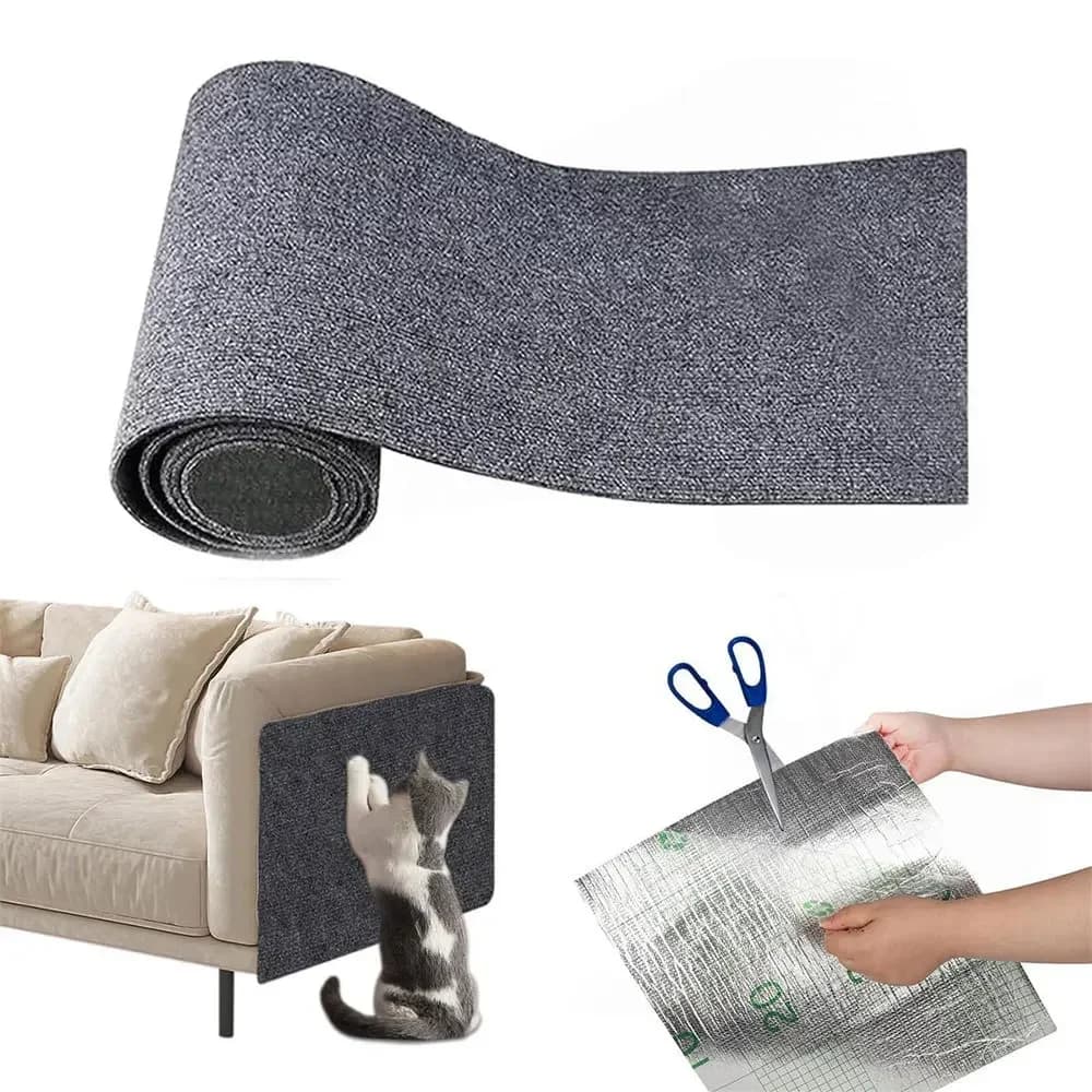 Raschietto per gatti tiragraffi forniture Cats Tree Sofa Protector rifinito artiglio temperamatite accessori per torre per tappeti autoadesivi