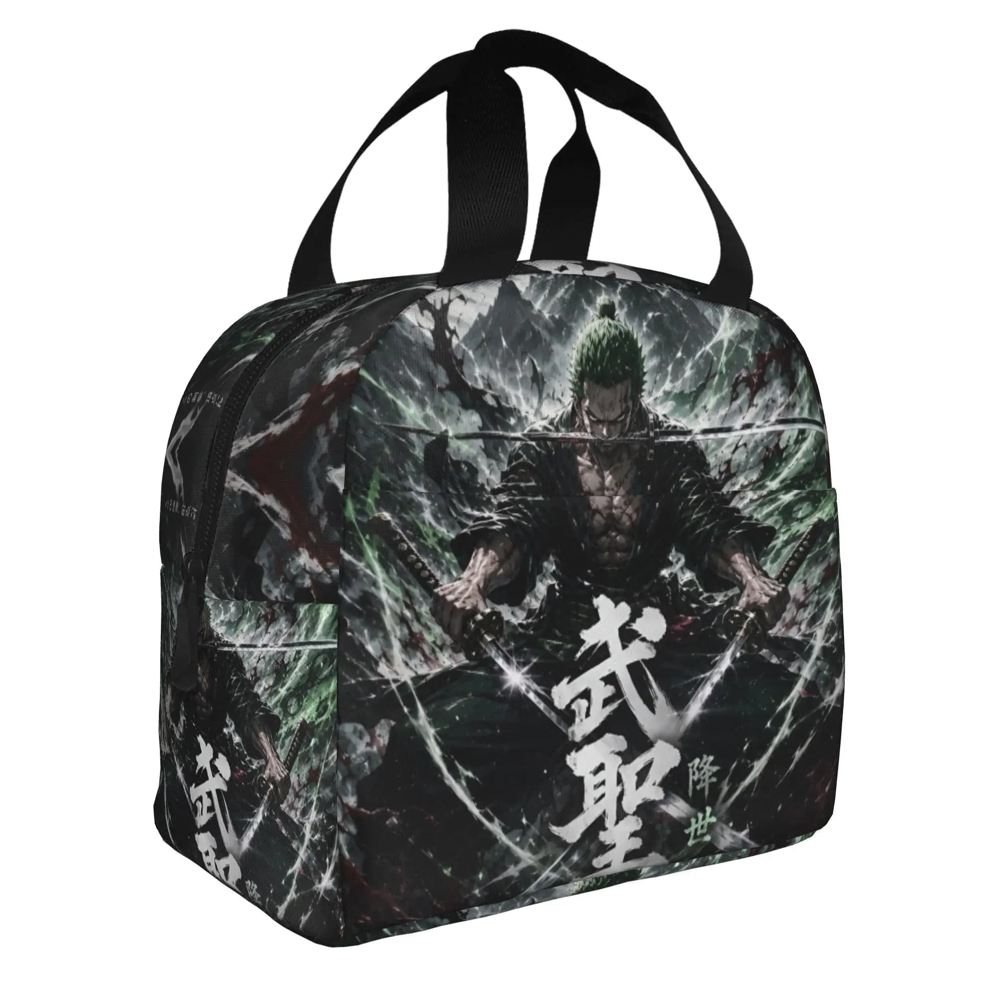 Zoro O-One P-Piece Resuable Lunch Boxes for Women Multifunction Anime Comic Thermal Cooler Food Insulated Lunch Bag Office Work