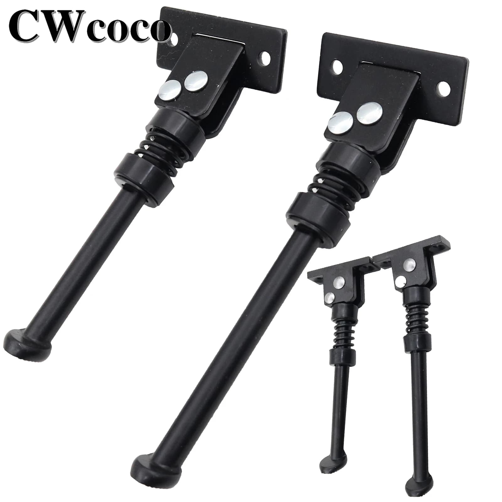 Staffa di supporto per piede di parcheggio per scooter elettrico per Kugoo M4 M4 Pro E-scooter Cavalletto in lega di alluminio Supporto per rack Parte di accessori