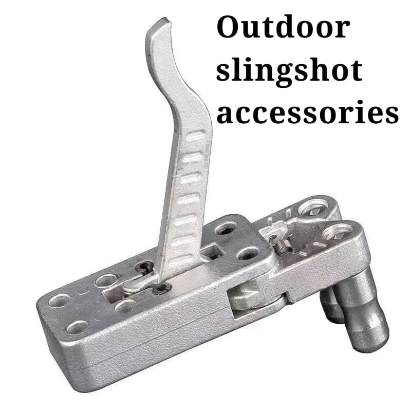 Stainless Steel Outdoor Slingshot Accessories Automatic Return Opening and Closing Device Two-axis Linkage Egg Clamp