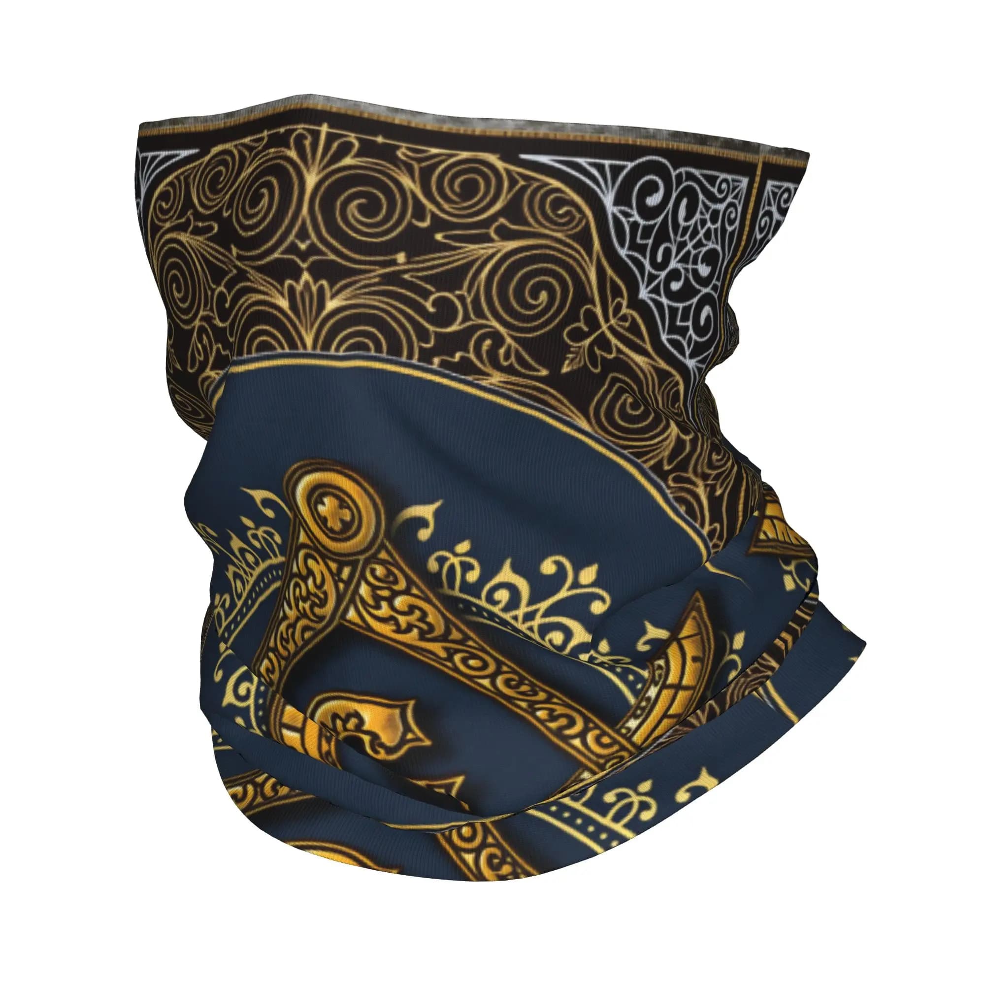 Balaclava for outdoor sports, masonry cycling mask with dial and compass, neck cover, face protective mask, dust scarf, bandana