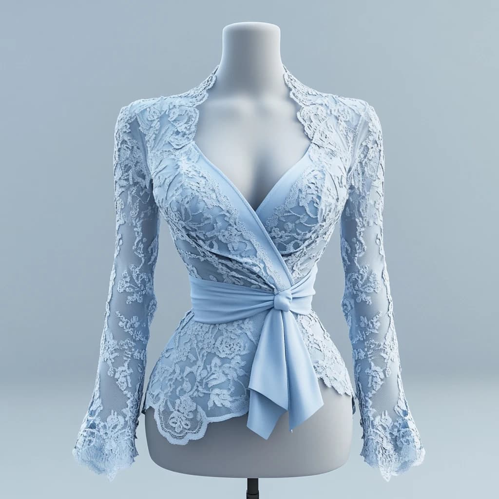 Magliette Sexy da Donna in Pizzo Trasparente a Maniche Lunghe, Top Casual Trasparenti con Laccetti Frontali, Camicette per Abbigliamento Estetico da Club