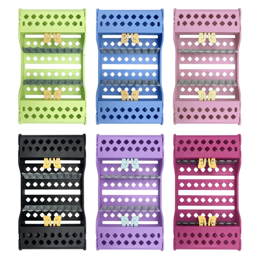 8 Slots Tool Box Dental Sterilization Box Box Handles Sterilization Box Dental Box Box For Sterilization